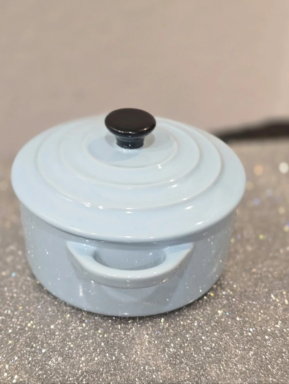 Le Creuset Stoneware Petite Round Mini Cocotte- Sky Blue